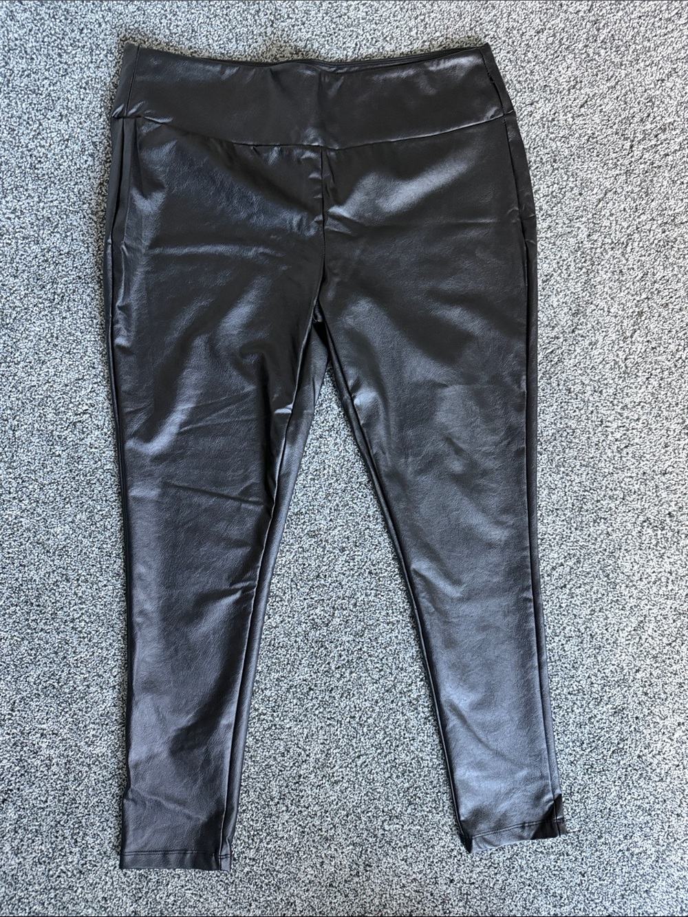 Kendall + Kylie Faux Leather Leggings - Black XL